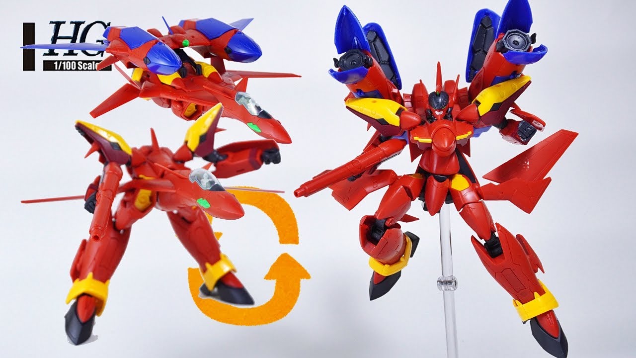Transformation HG Macross 7 VF-19 CUSTOM FIRE VALKYRIE with Sound
