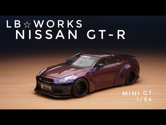 LBWK SKYLINE GT-R ミニカー 青 リバティウォーク B*S様 リバティ