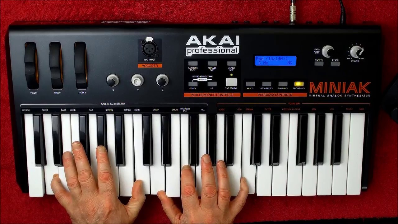 The AKAI Miniak VA Synth - Let's Play Some Of The AMAZING Multi