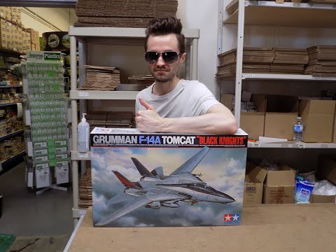 Tamiya Grumman F-14A Unboxing - YouTube