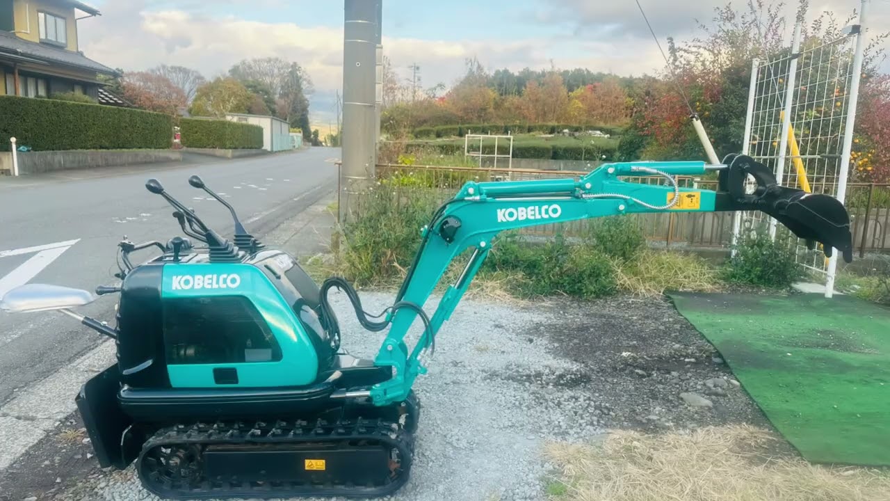 コベルコSS1 KOBELCO (PC01)ミニユンボ 軽トラ積載可能 84時間 倍速