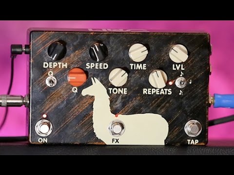 Review Demo - Jam Pedals Delay Llama Supreme - YouTube