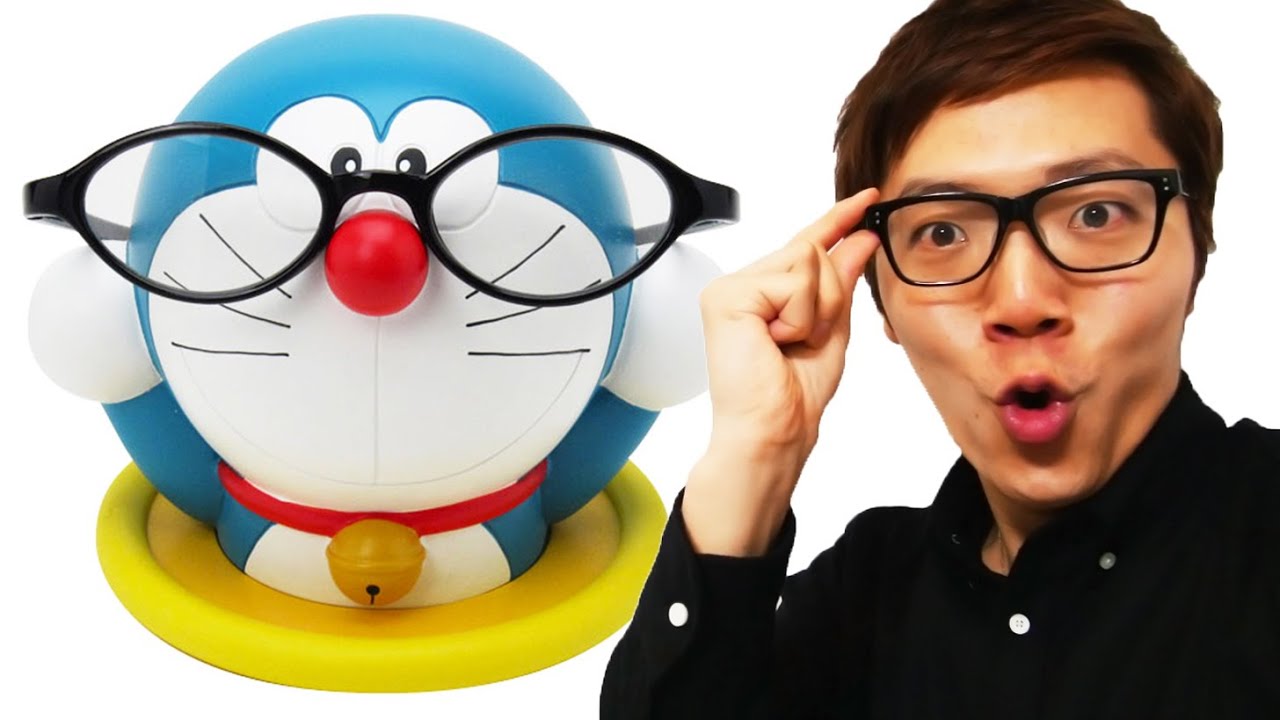 I bought two Doraemon glasses stands! - YouTube