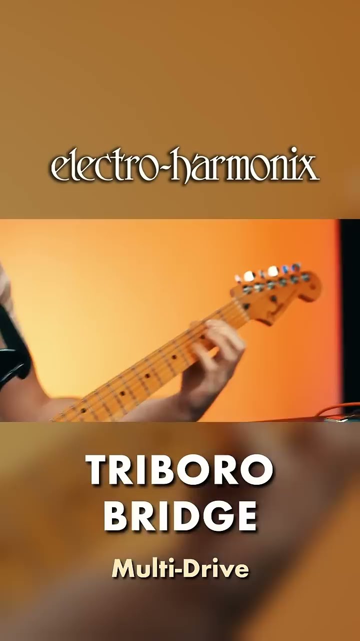 EHX Pico Triboro Bridge 3-in-1 Fuzz, Overdrive & Distortion Pedal