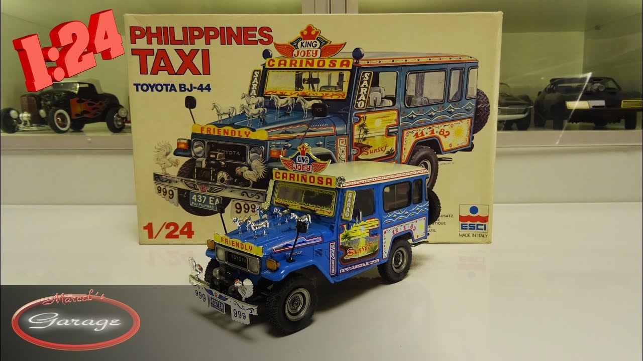 1:24 Toyota BJ 44 Philippines Taxi / hobby Kit - YouTube