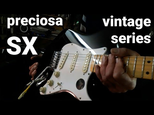 Test Sx strato vintage series. Custom handmade. Preciosa! - YouTube