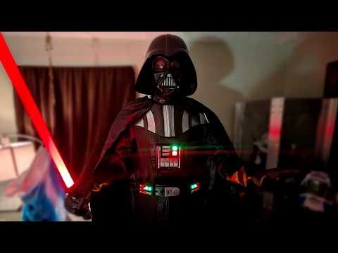 Star Wars 7 Foot Tall Darth Vader Animatronic Unboxing / Setup +