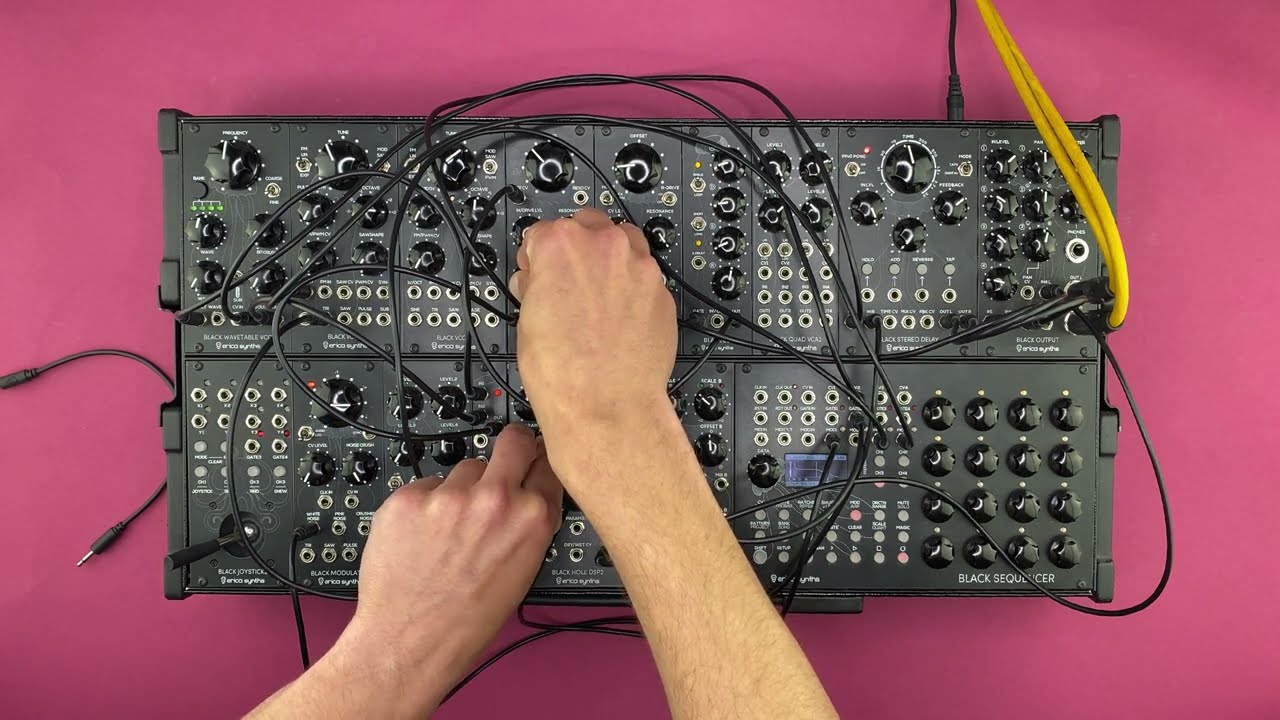 Erica Synths Black System III | Techno Jam (No Talking) - YouTube