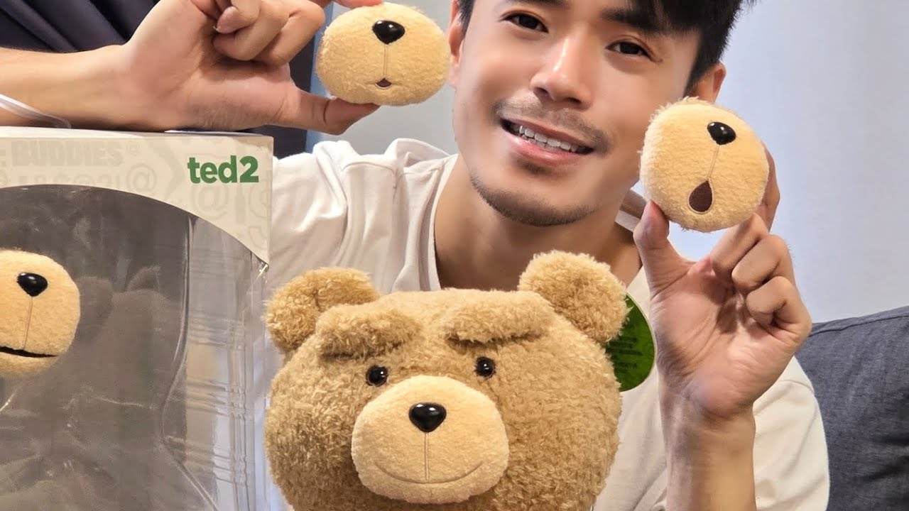 Unboxing Ted 2 Plushie from PopMart x Gong Studio #toy #emoji