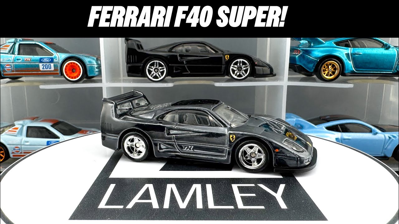 Hot Wheels SNEAKS!! The Ferrari F40 Will Be a Super Treasure Hunt
