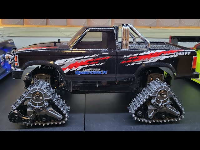Tamiya TT02-FT LandFreeder QuadTrack - YouTube