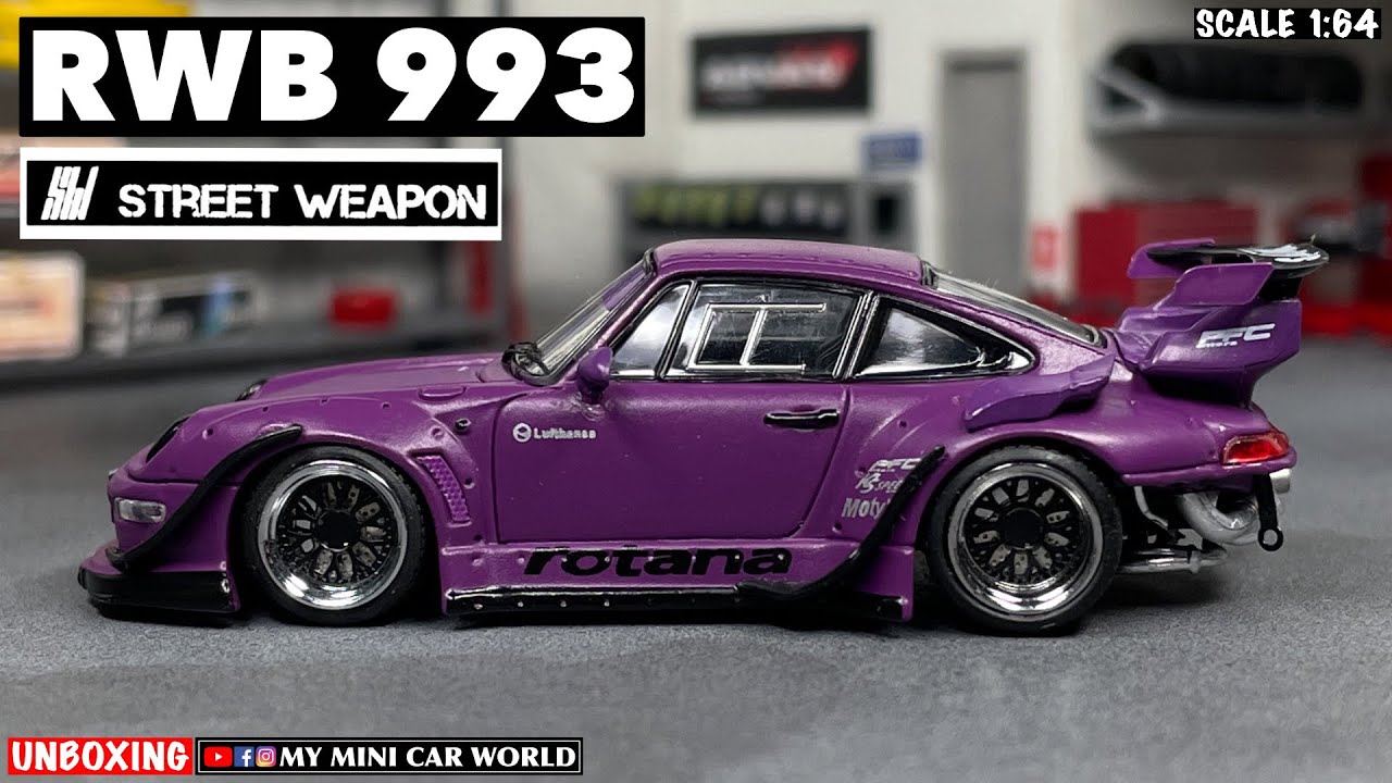 MY MINI CAR WORLD』UNBOXING STREET WEAPON 1/64 RWB 993 - YouTube