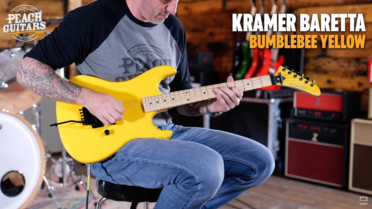 No TalkingJust Tones | Kramer Baretta Bumblebee Yellow - YouTube
