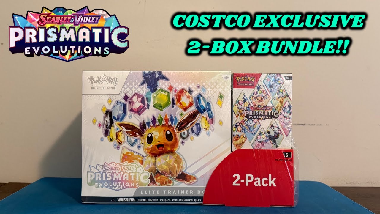 WHOA!! Opening the PRISMATIC EVOLUTIONS Costco Exclusive 2 Box