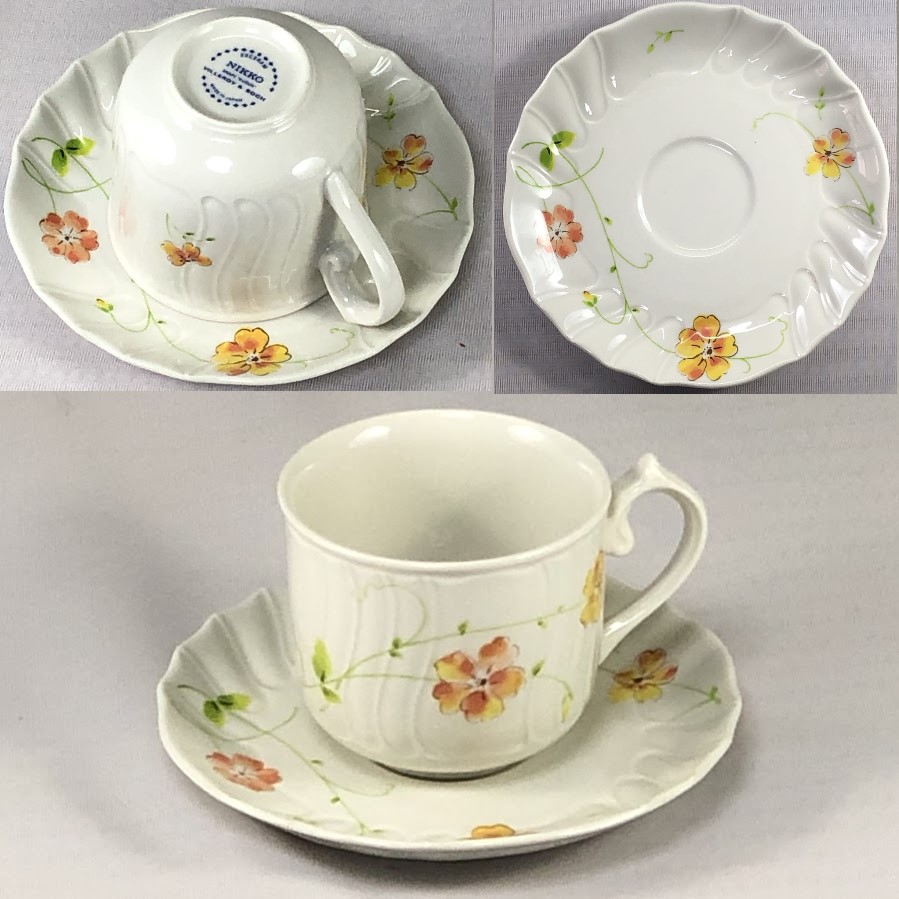 ニッコービレロイ＆ボッホデミタスカップ＆ソーサー