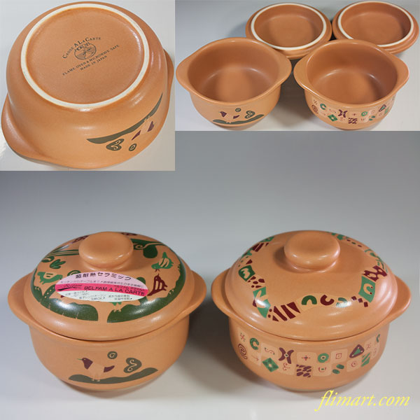 ベルファム北勢窯超耐熱セラミックキャセロール : 昭和レトロ食器