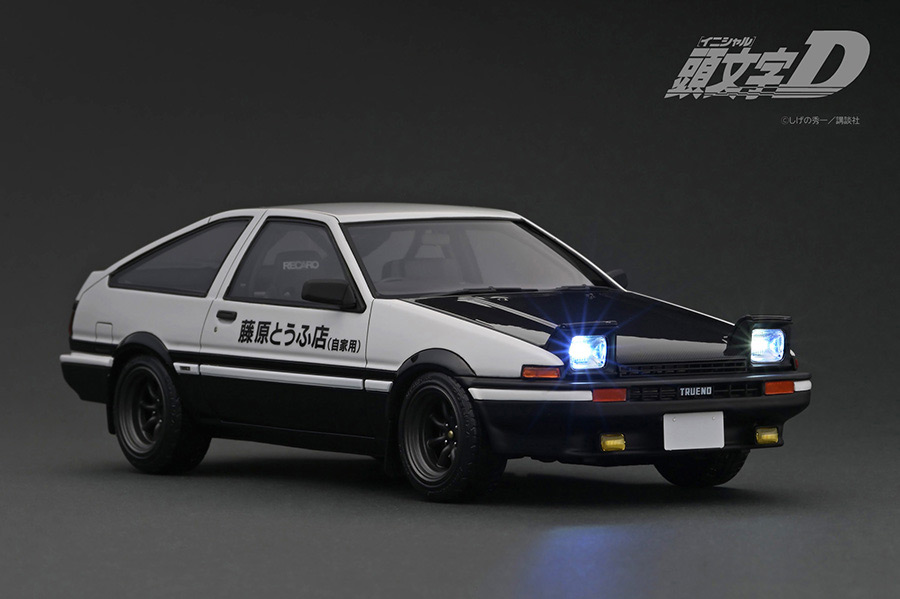 IG3190 1/18 INITIAL D Toyota Sprinter Trueno 3Dr GT Apex (AE86