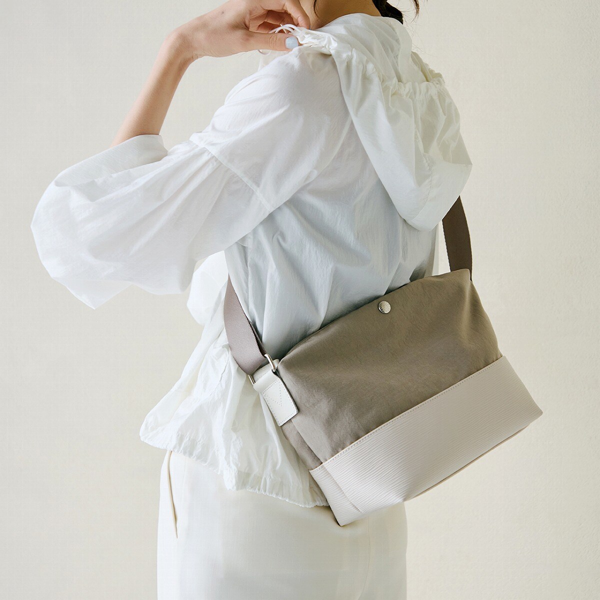 Breath TOPKAPI】RIPPLE リプル リンクル ナイロン ミニ ショルダー