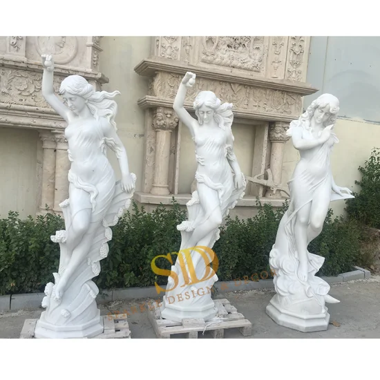 天然の白い大理石の女神アフロディーテの彫刻 - 中国 大理石彫刻図