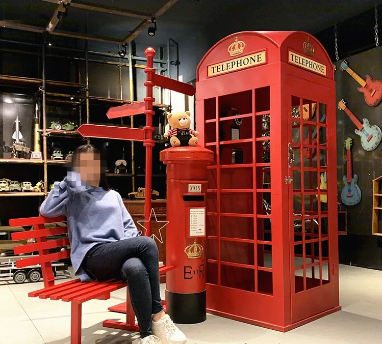 屋内用のOEM金属製ロンドンピンク電話ボックスをサポート - 中国 電話