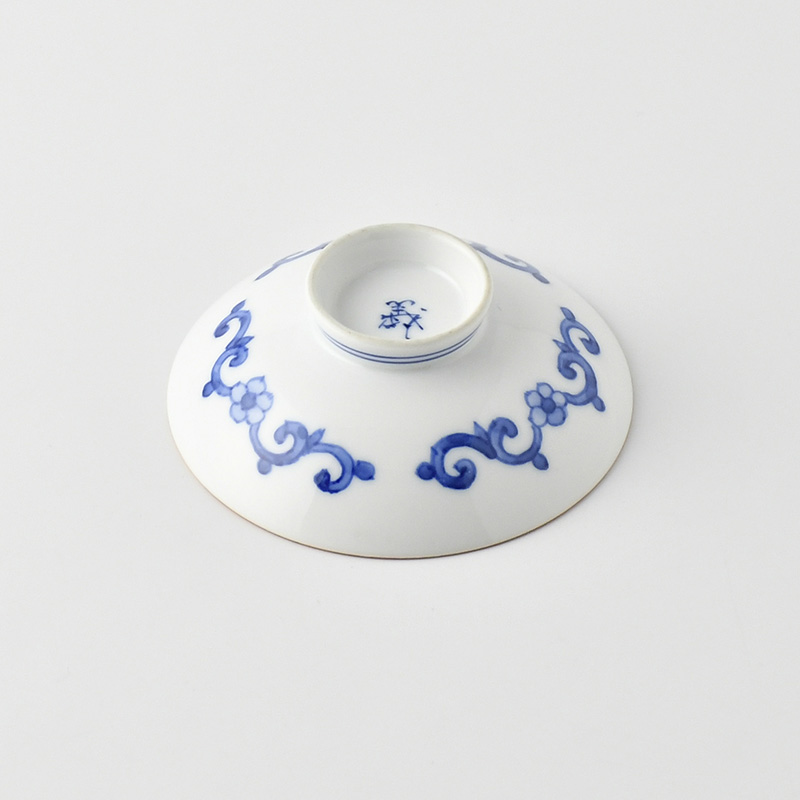 陶房義窯】平戸盃 染付 地文山水絵A | 三川内焼オンライン・ショップ