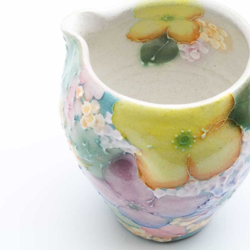 楽天市場】【彩優花 片口】瀬戸焼 和食器 食器 片口徳利 片口注器 酒器