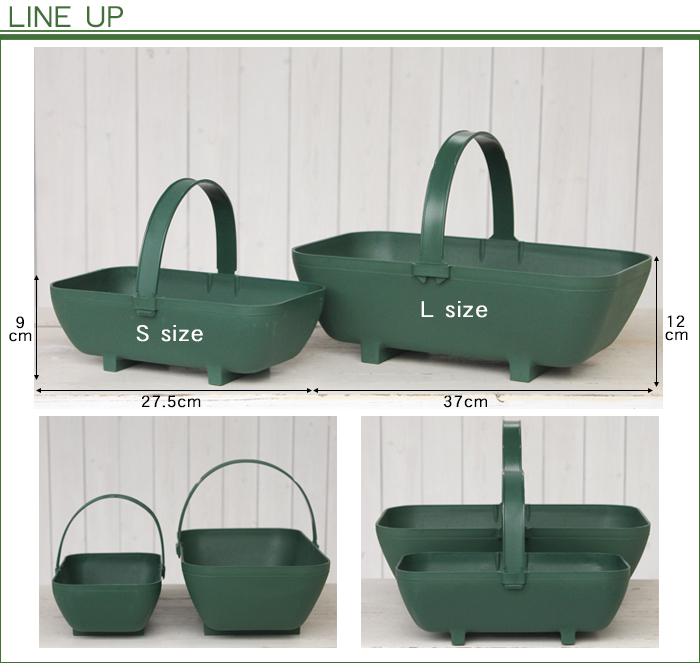 楽天市場】園芸用 トラッグ カゴ スモール トラッグ プランター