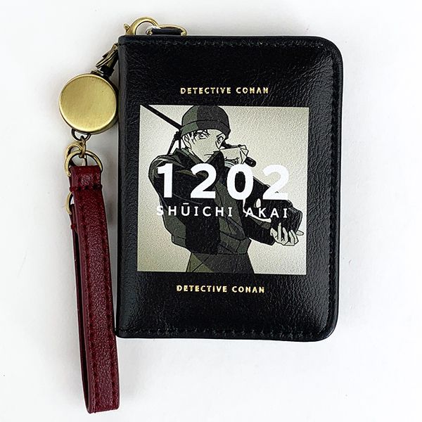 名探偵コナン 赤井 秀一 オープンパスケース 雑詩風 定期入れ リール