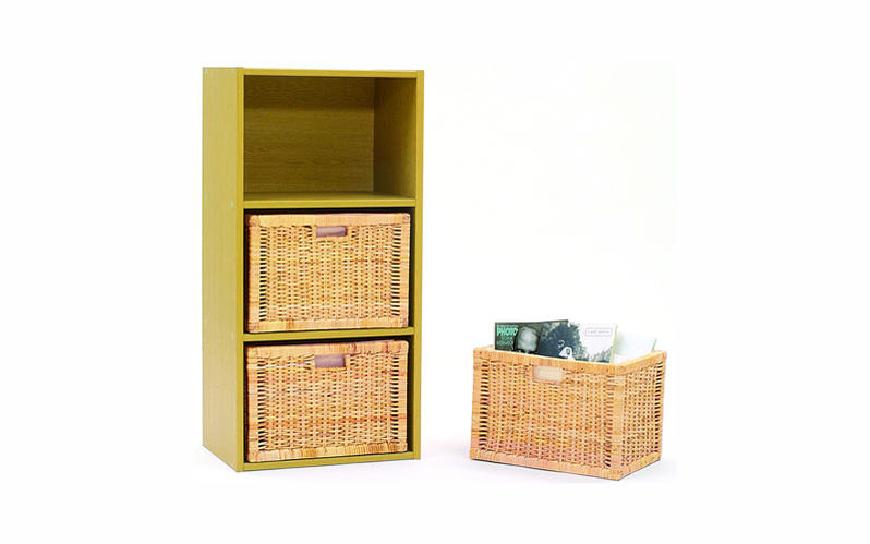 楽天市場】カラーボックスにぴったりのお買い得バスケット3個セット