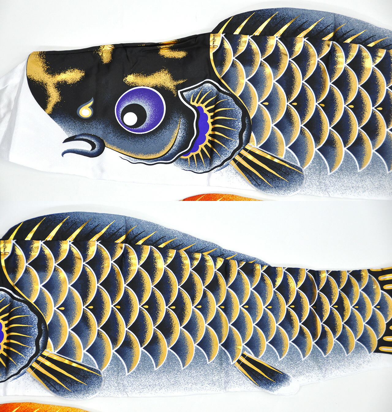 ロープを張るだけの楽々ガーランド鯉のぼり！矢車付☆空龍1.5mセット