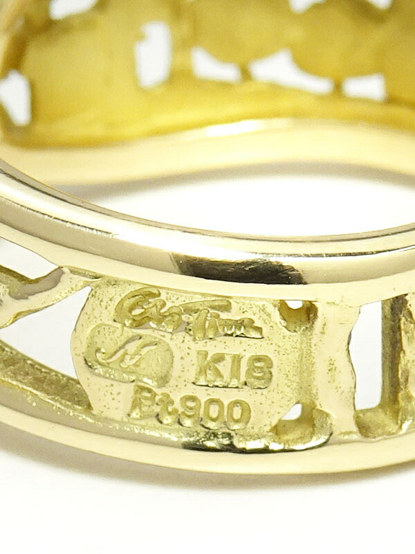 asTime】【石川暢子】【仕上済】アズタイム『K18YG/PT900 1P