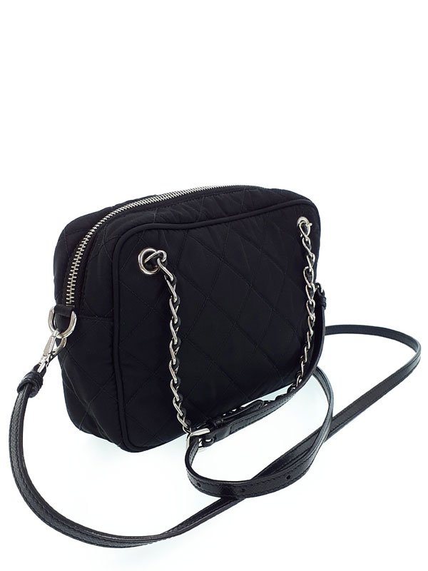 PRADA】プラダ『キルティングナイロン 2WAY チェーンハンドバッグ