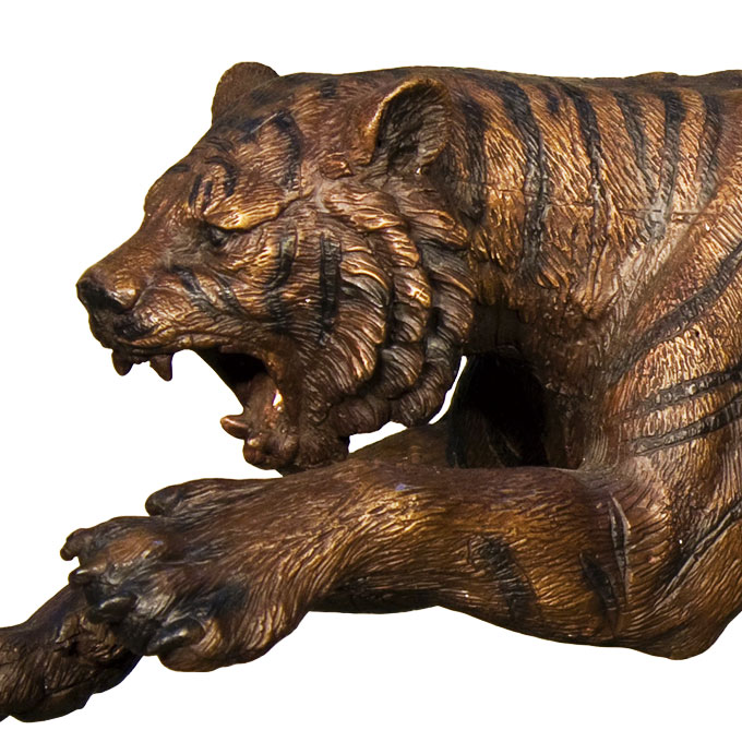 Marestia タイガー 虎 マレスティア 置物 オブジェ 彫刻 トラ
