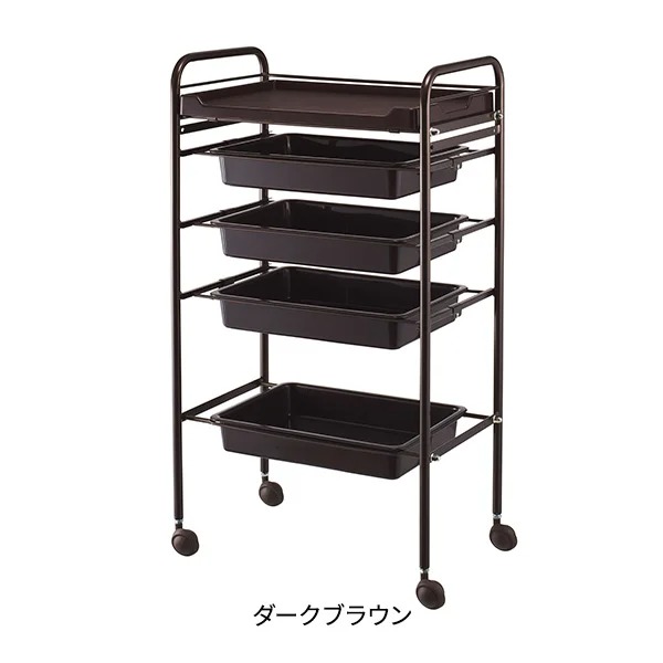 楽天市場】ワゴン キャスター付き 引き出し 5段 幅48.5×奥行30×高さ