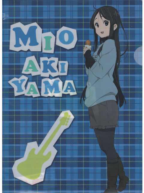 ローソン限定 映画けいおん クリアファイル 秋山 澪Ver.