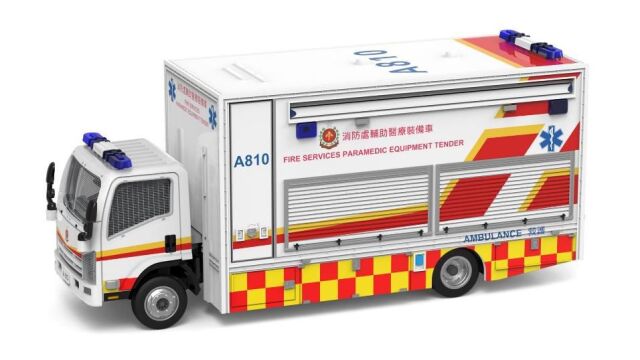 TINY（タイニー）Tiny City No.73 いすゞ Nシリーズ 香港消防局 救急