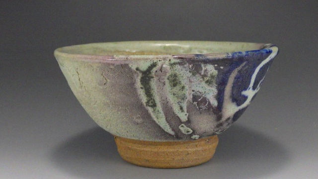 木村貞也（益子焼灰釉抹茶茶碗）