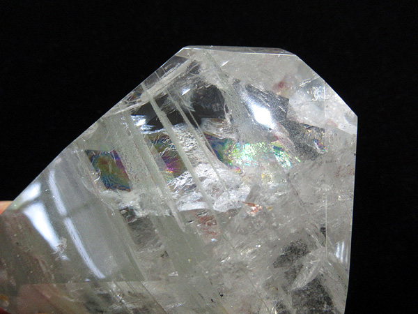 高品質 レインボーファントムガーデンクォーツ 原石ポリッシュの通販