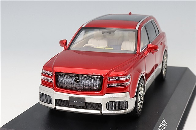 京商 1/43 トヨタ センチュリー 紅蓮(レッド/シルバー)/フロマージュ内装