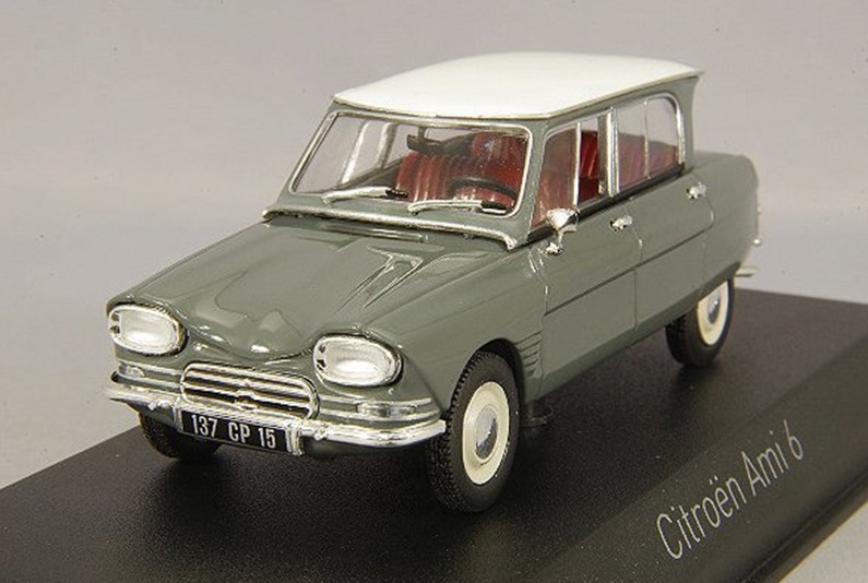 ミニカー NOREV（ノレブ） 1/43 シトロエン アミ 6 1967 Typhon グレー