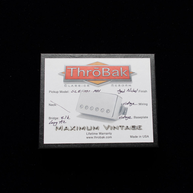 ThroBak/SLE-101 MXV BRIDGE AGED NICKEL【パフクローン】【お取り寄せ