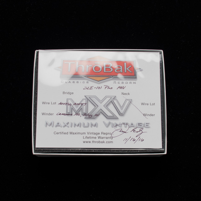 ThroBak/SLE-101 MXV Plus BRIDGE AGED NICKEL【パフ】【お取り寄せ商品】