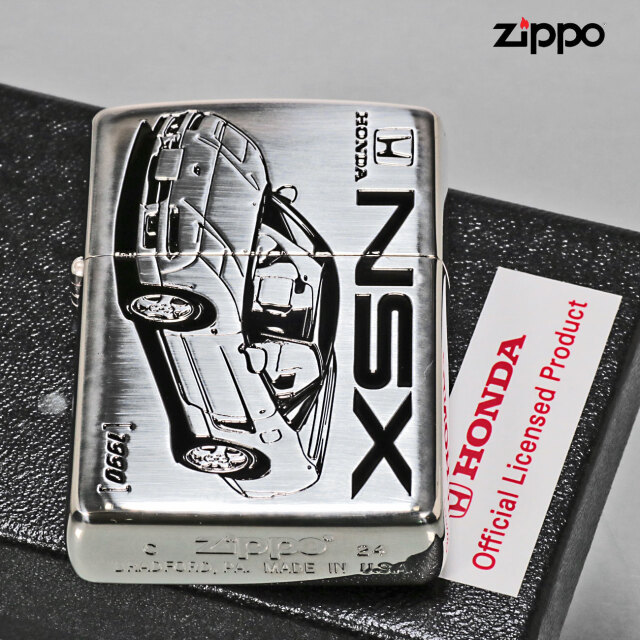 zippo(ジッポーライター)Hondaシリーズ ホンダ NSX 1990 銀イブシ