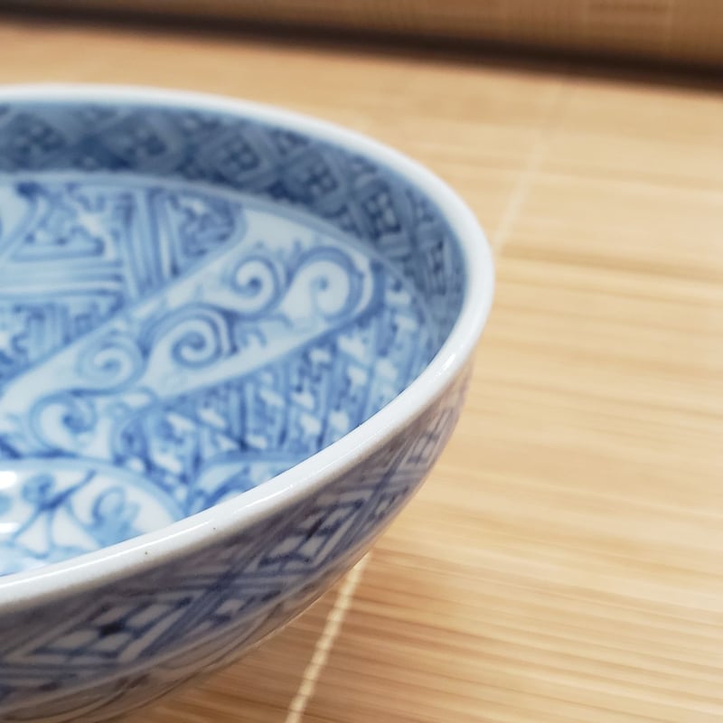 美濃焼 青山禮三氏作 染付抹茶碗 一品作 | つちや陶器店