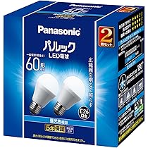 Amazon | パナソニック ミニクリプトン型 LED電球 口金直径17mm 電球