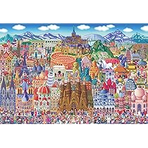 Amazon | 【日本製】 2000スモールピースジグソーパズル 世界名所大