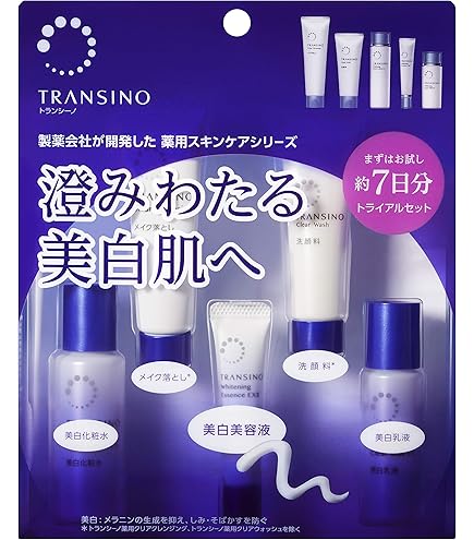 Amazon.co.jp: トランシーノ薬用スキンケアシリーズ 3品×約7日分