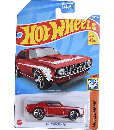 Amazon.com: Hot Wheels '68 Copo Camaro, Muscle Mania 6/10 [Black