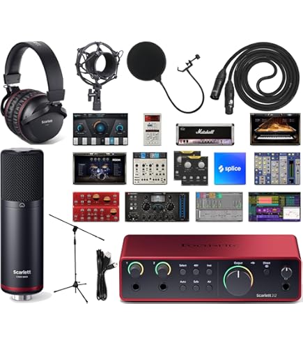 Amazon.com: Focusrite Scarlett 2i2 Studio 3rd Gen USB Audio