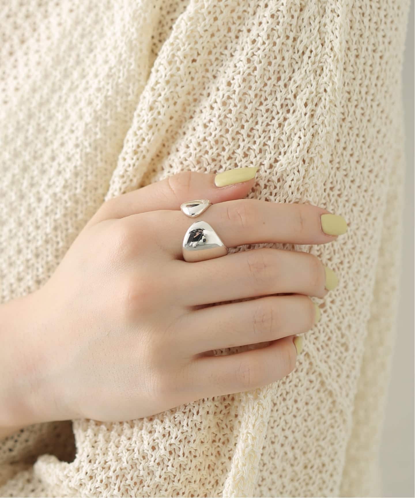 ASAMI FUJIKAWA/ アサミフジカワ Scarf Thick Ring（リング）｜NOBLE